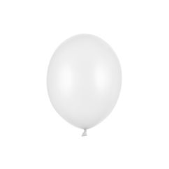  Vahvat metallinhohtoiset valkoiset ilmapallot - 30cm, 100kpl