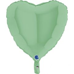  Sydän Foliopallo, Vihreä, 46cm