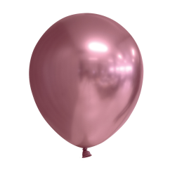  Chrome ilmapallot, pink, 30cm, 10kpl