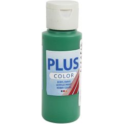  Plus Color Askartelumaali - Briljantinvihreä, 60ml