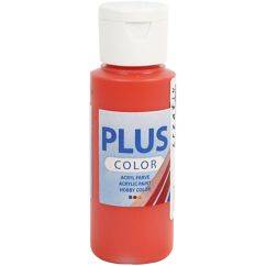  Plus Color Askartelumaali - Briljantinpunainen, 60ml