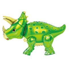  3D Foliopallo - Triceratops, Vihreä, 55x91cm