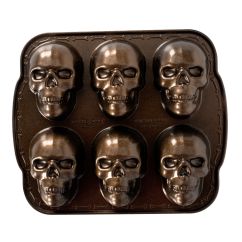Nordic Ware Nordic Ware Pääkallovuoka - Haunted Skull Cakelet Pan