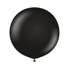  Isot Ilmapallot - Black, 60cm, 2kpl