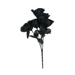 Kukkakimppu - Mustat ruusut, 35cm