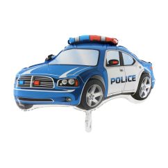  Foliopallo - Sininen poliisiauto, 78cm