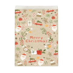  Paperipussit - Merry Christmas, joulukuvio, 10kpl