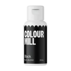 Colour Mill Öljypohjainen Elintarvikeväri, 20ml - Black