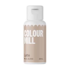 Colour Mill Öljypohjainen Elintarvikeväri, 20ml - Latte