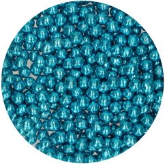 FunCakes Suklaahelmet - Crispy Choco Pearls, Metallic Blue