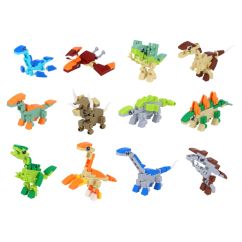 Lelu - Block animal - Dinosaurukset, lajitelma 1kpl