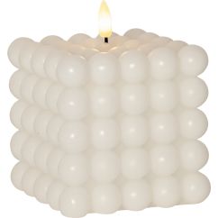 Star Trading Flamme Dot LED-kynttilä, Valkoinen, 12,5cm