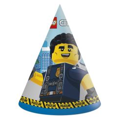  Juhlahatut - Lego City Poliisi, 6kpl