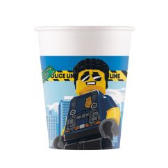  Pahvimukit - Lego City Poliisi, 8kpl