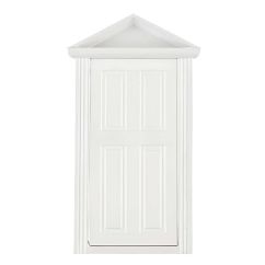  Miniatyyri - Valkoinen avattava ovi, 18,5cm