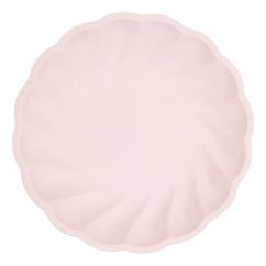  BIO lautanen - Vaaleanpunainen, 23cm, 6kpl