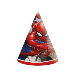  Juhlahatut- Spiderman Crime Fighter, 6kpl