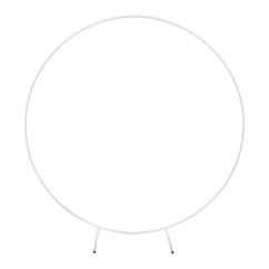  Pyöreä Valkoinen hääkaari, 2m