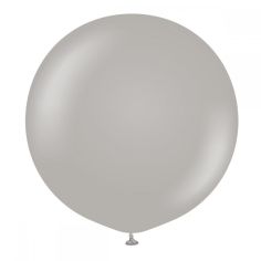  Isot Ilmapallot - Grey, 60cm, 2kpl
