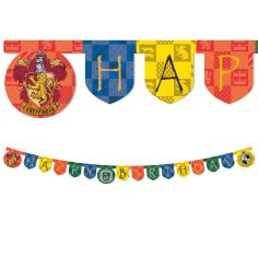  Harry Potter Hogwarts banneri - Happy Birthday, 2M