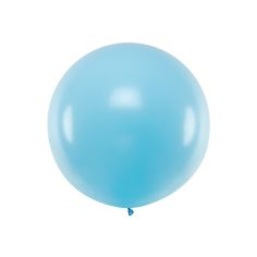  Jätti-ilmapallo - Pastelli, Sininen, 1m