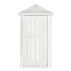  Miniatyyri - Valkoinen avattava ovi, 18,5cm
