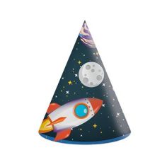  Juhlahatut - Avaruus, Rocket space, 6kpl