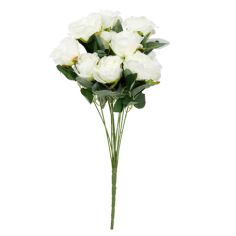  Ruusukimppu - Valkoinen, 51cm
