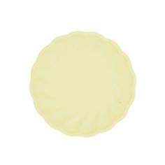  BIO lautanen - Pastelli keltainen, 18cm, 6kpl