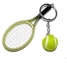  Avaimenperä - Tennismaila ja pallo