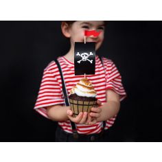 Cupcake-setti - Pirates, 6kpl