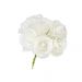  Ruusukimppu - Vaahtoruusu Valkoinen, 8 ruusua, 15cm