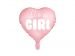  Foliopallo - Vaaleanpunainen sydän - It's a Girl, 45cm