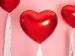  Foliopallo - Punainen sydän, 45cm