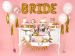  Ilmapallot läpinäkyvät/vaaleanpunaiset, Bride to Be, 30cm, 6kpl