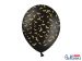  Mustat ilmapallot - kultaiset lepakot, 30cm, 6kpl