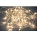  Ulkovalosarja 200 LED - Lämmin valkoinen, kirkas johto, 19,9m