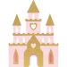  Pöytäkoriste - Vaaleanpunainen Prinsessalinna