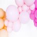  Pastelliset mini-ilmapallot - Hennon vaaleanpun. 12cm, 100kpl