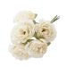  Pieni kukkakimppu - Luonnonvalkoiset ruusut, 14cm