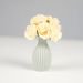  Pieni kukkakimppu - Luonnonvalkoiset ruusut, 14cm