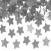  Konfettitykki 40cm - Hopeiset tähdet