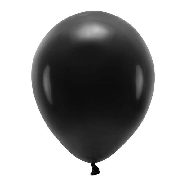  EKO ilmapallot - Pastelli musta, 30cm, 10kpl