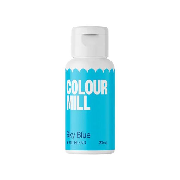 Colour Mill Öljypohjainen Elintarvikeväri, 20ml - Sky Blue
