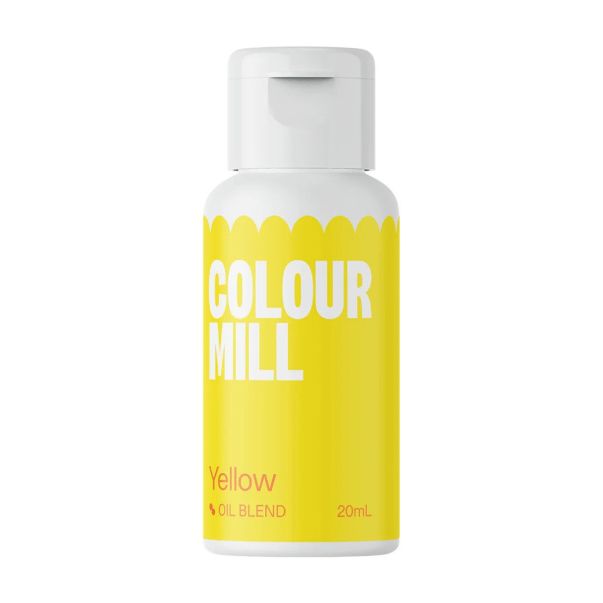 Colour Mill Öljypohjainen Elintarvikeväri, 20ml - Yellow