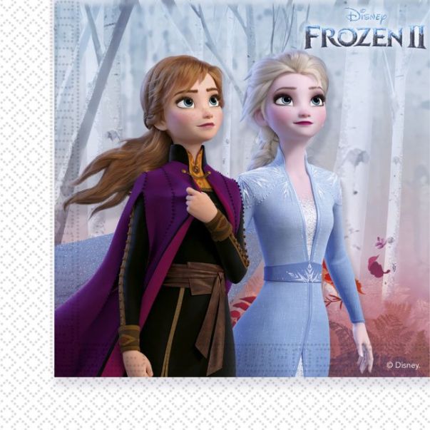  Frozen 2 - Lautasliinat, 20kpl