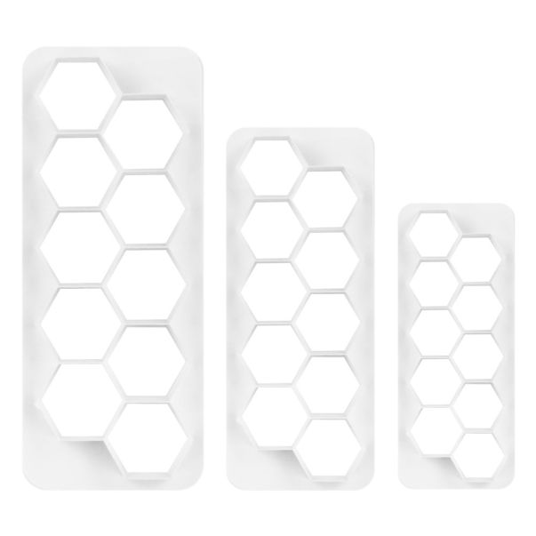 PME Geometrinen muotti - Hexagon, 3kpl