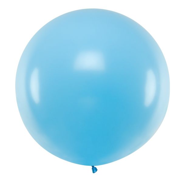  Jätti-ilmapallo - Pastelli, Vaaleansininen, 100cm