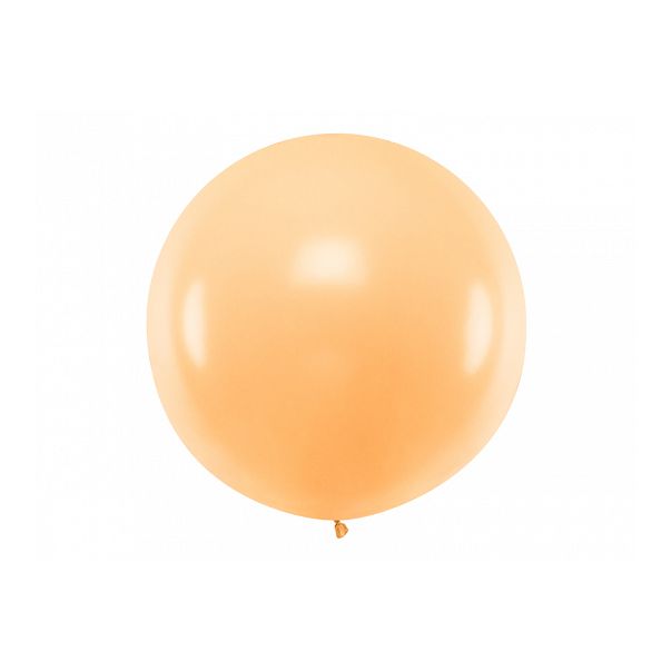  Jätti-ilmapallo - Pastelli, Oranssi, 1m