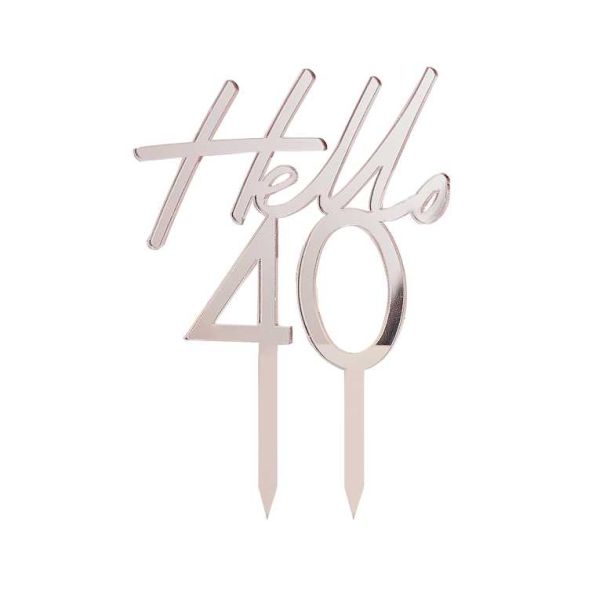  Kakkukoriste, " Hello 40"